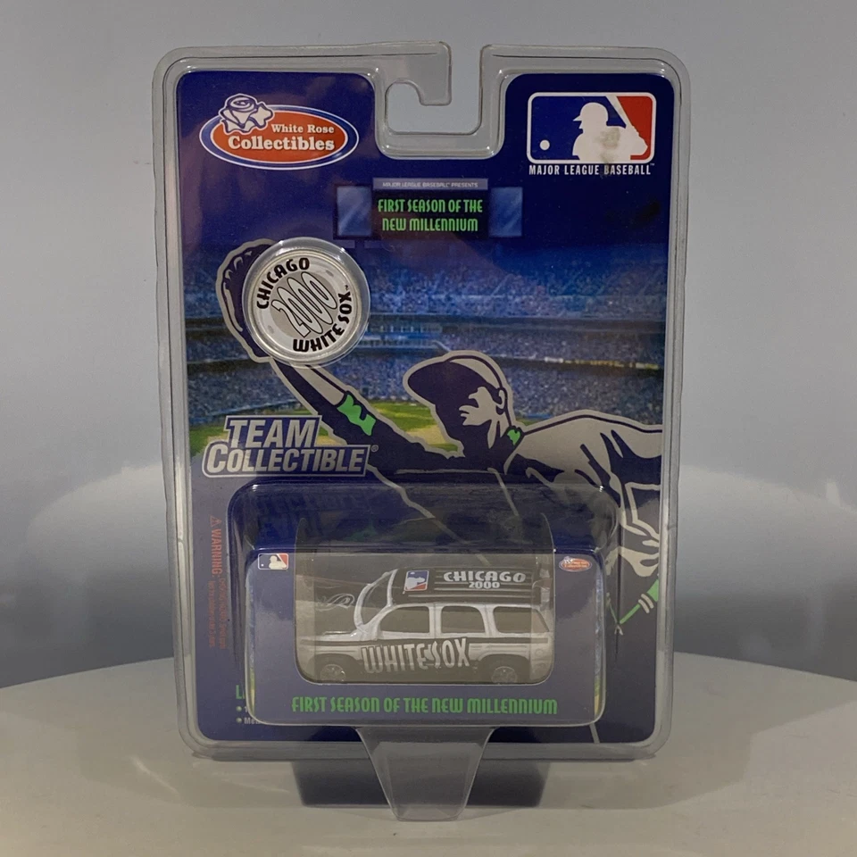 (2) White Rose Collectibles MLB 2000 Seattle Mariners GMC Yukon SUV Diecast Foto 2 de 4