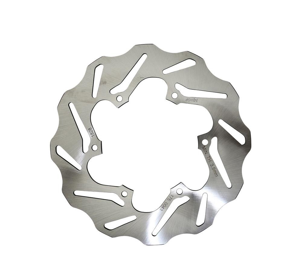 Disque de frein arrière Polini 220mm pour scooter Gilera Runner 125 VX 4T à 6 trous
