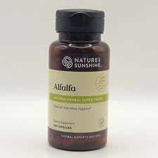 Nature’s Sunshine ALFALFA - 100 Capsules - Exp 2029