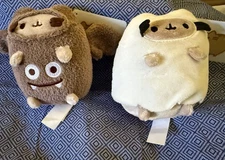 Pusheen SET of 2:Ghost Boo and Vampire Plush Halloween Hot topic Exclusive-NWT