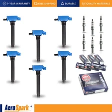 6 Performance Ignition Coil & 6 NGK Iridium Spark Plug for 11-23 Chrysler 300