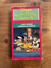 VHS Disney  s Sing Along Songs VERY MERRY CHRISTMAS SONGS Fully Tested