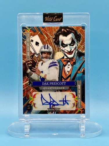 2025 Wild Card Football Jokers - Dak Prescott 1/1 Joker Auto