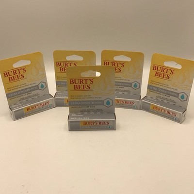 Burt's Bees Ultra Conditioning Lip Balm 0.15 oz X 5 Pack
