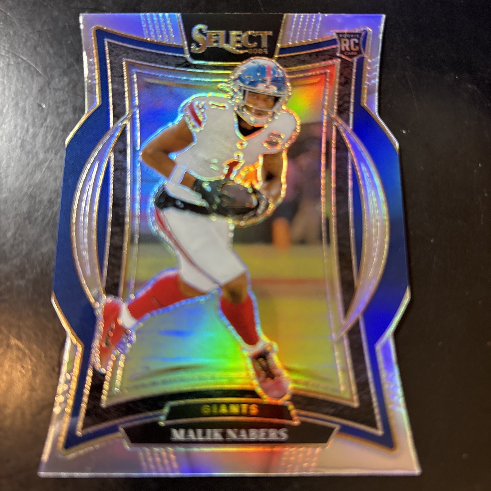 MALIK NABERS 2024 SELECT CONCOURSE ROOKIE SILVER PRIZM DIE CUT RC Giants