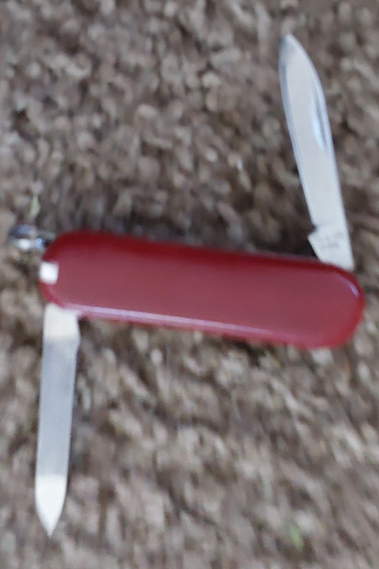 SMALL VINTAGE  POCKET KNIFE 1 BLADE 1 NAIL FILE UNABLE TO READ MARKINGS