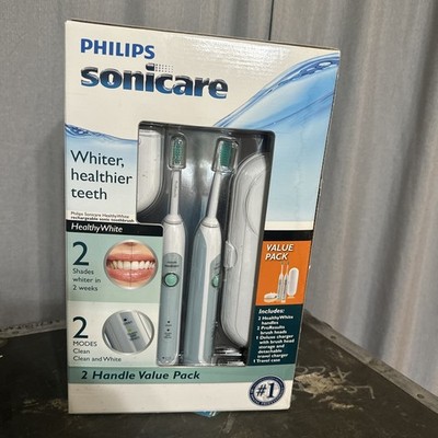 Philips Sonicare The Sonic Toothbrush 2 Pack HX6712/83 NEW In Box From 2008