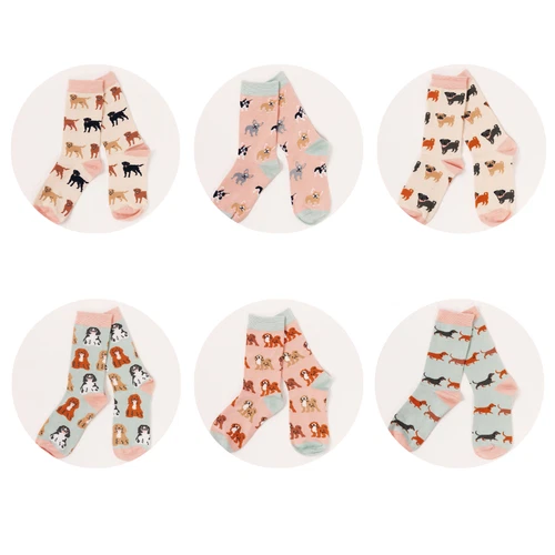 Socks Gift Dachshund Labrador Pug French Bulldog Cockapoo Spaniel Bamboo -Pack 2