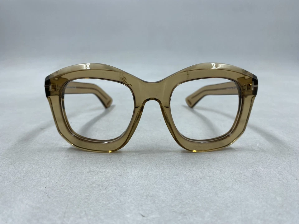 Gafas rectangulares transparentes marrones Tom Ford Foto 2 de 4