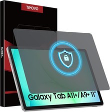 Privacy Screen Protector for Samsung Galaxy Tab A11 /A9 , 9H Tempered Glass Film