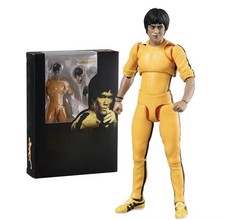 Bruce Lee Actionfigur 14 cm – mit Wechselköpfen & Zubehör – in Box