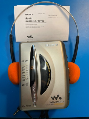 #ad Clean Sony Walkman WM FX195 AM FM Cassette Player New Belt Serviced Working $129.99