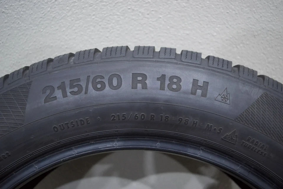 1x Continental Contact TS850P MOE 215 60 R18 98H XL M+S Winterreifen DOT21 TOP - Bild 3 von 3