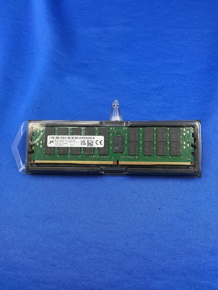 MTA72ASS8G72LZ-2G6R2 MICRON (1X64GB) 64GB 4DRX4 PC4-2666V LRDIMM SERVER MEMORY - Image 3 of 4