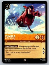Pumbaa - Winter Warthog 4/204 Common Winterspell Lorcana Near Mint