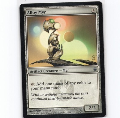Alloy Myr U New Phyrexia 129 NM NPH