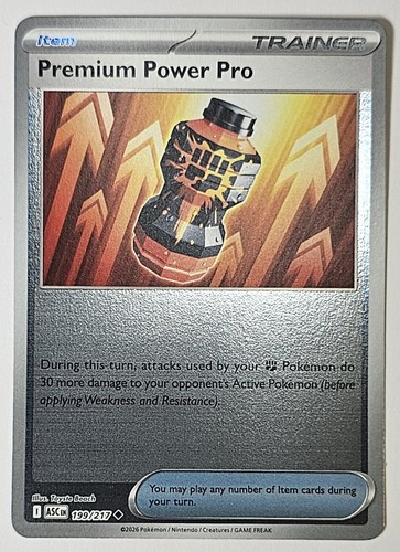 Premium Power Pro 199/217 Reverse Holo - Mega Evolutions: Ascended Heroes Uncommon