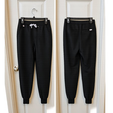 FIGS Tansen Jogger Scrub Pants Men's Small Black Technical Collection