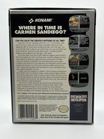 Where in Time is Carmen Sandiego (Nintendo Entertainment System, 1991) NES
