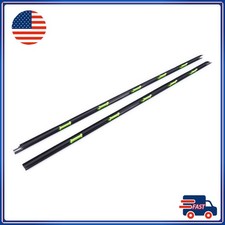 2x Front Door Molding Trims Window Belt Weatherstrip For Honda Civic Ek 1996-00