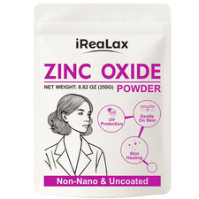 Zinc Oxide Powder  250G 8.82Oz Non Nano Uncoated Zinc Oxide Powder for Skin Pr