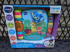 VTech Animal Rhymes Music Book With Interactive Pages for Babies NIB Sealed New