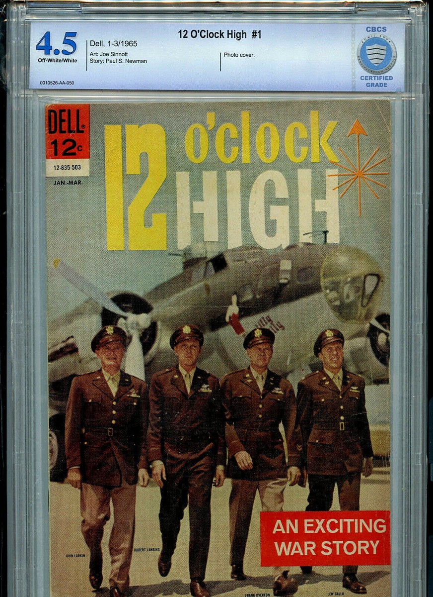 12 O'Clock High Issue #1 CBCS 4.5 1965 TV Show Dell Comic Amricons