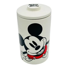Disney Mickey Mouse UP CLOSE Canister 9" Zrike Brands Ceramic Cookie Jar