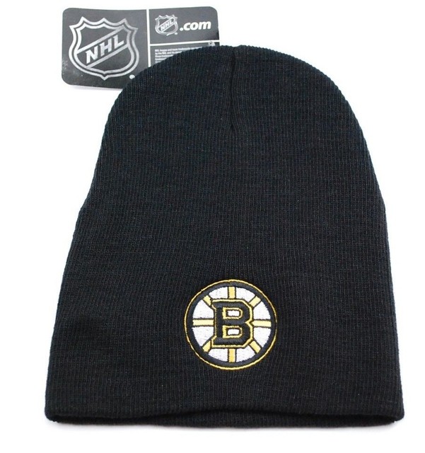 Boston Bruins NHL Team Logo Knit Hockey Winter Hat/Beanie/Toque OSFM eBay