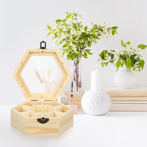 Wooden DIY Storage Box Essential Oil Box Jewelry Storage Box - Picture 7 of 11