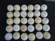 Spalding Vintage golf ball Lot 30 Dot/Kro/Par/Top Flite/75/Trophy/Renegade/