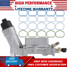 Aluminum Engine Oil Cooler Filter Housing Assembly For Dodge Grand Caravan 3.6L