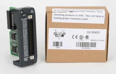 D2-32ND3 Automation Direct discrete input module, 32-point, 24VDC, sinking/srcng