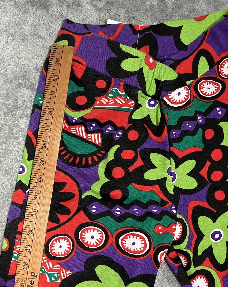 リノ Vintage 90s Floral Leggings Spandex Bonjour Women's Stretch