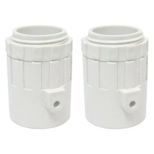 25mm Male Adaptor For Electric Cable Conduit PVC Schneider Mita PMA25W x2
