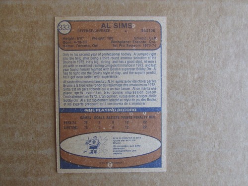1974-75 OPC HOCKEY CARD SINGLES #201-396 COMPLETE YOUR SET U-PICK UPDATED 8/19 - Picture 186 of 280