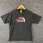 The North Face Mens T Shirt Size Small Black Short Sleeve Crew Neck Cotton Logo