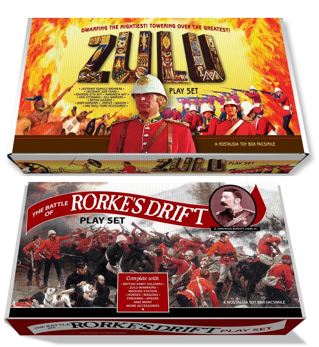 Marx Zulu Play Set Box