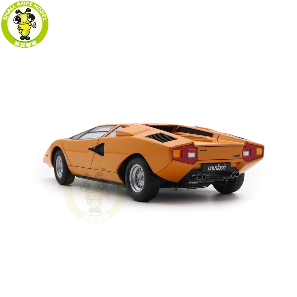 1/18 Lamborghini Countach LP400 AUTOart 74647 Naranja Diecast Modelo Coche Foto 4 de 4