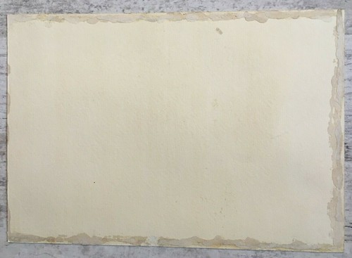 Aquarelle Paysage marin Village Ciel Montagne Eglise bateaux barques ITALIE ? - Photo 11/11