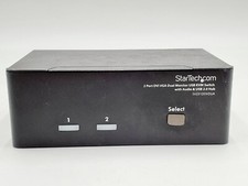 StarTech.com 2 Port DVI VGA Dual Monitor USB KVM Switch W/ Audio SV231DDVDUA