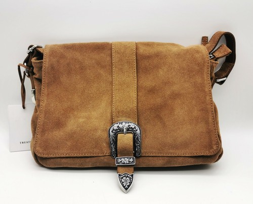 Treats Stella Suede pelle da Donna Borsa Tracolla Vintage - Picture 2 of 13