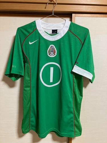 Jorge Campos 1 M MEXICO 2004 05 Home Jerseys Nike Vintage