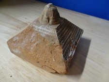 ANTIQUE MONGOLIAN TIBETAN BUDDHIST HANDMADE VOTIVE CLAY STUPA