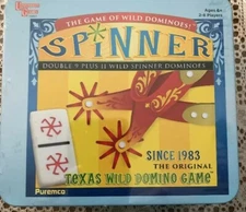 SPINNER GAME OF WILD DOMINOES BOARD TRADITIONAL GAMES - NEW AND FACTORY SEALED