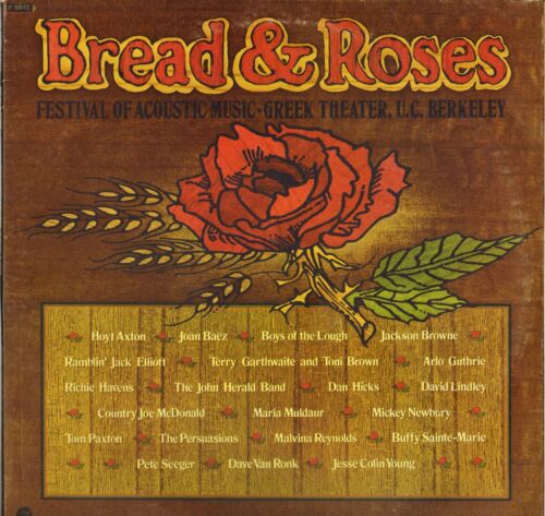 CONCERT "BREAD & ROSES" FOLK ROCK 70'S DOUBLE LP FANTASY 5943 - Afbeelding 1 van 2