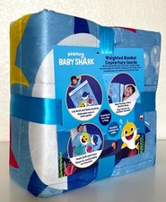 Baby Shark Kids Weighted Blanket 4.5lb 36 x 48 inches Super Soft Plush NEW