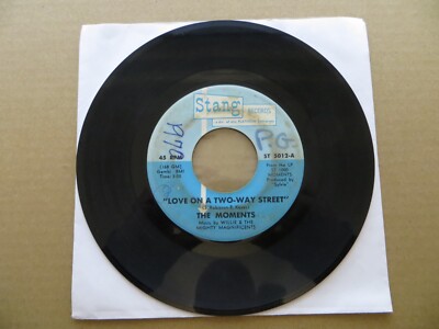 The Moments   Love On A Two-Way Street - 1970 - Stang Records ST 5012 7'' Single