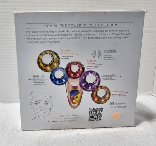 Skin Inc Optimizer Voyage Tri-Light++ Custom Flash Facial - Chrome - Picture 2 of 3