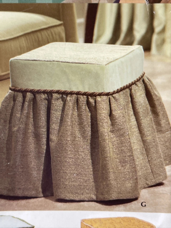 Ottomans 8 Styles UNCUT 2006 Simplicity 0511 4103 Christopher Lowell Collection - Image 2 of 4